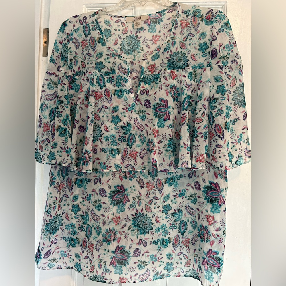 Vintage America super light blouse